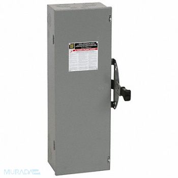 SQUARE D Safety Switch 240VAC/DC 2PDT 60 Amps AC, 1MN30