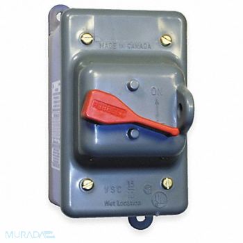 HUBBELL WIRING DEVICE-KELLEMS Manual Motor Switch 30A 600VAC 2P, 1MTD8