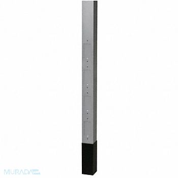 HUBBELL WIRING DEVICE-KELLEMS Service Pole Gray 10 ft 2 L 2.13 W, 4LM37