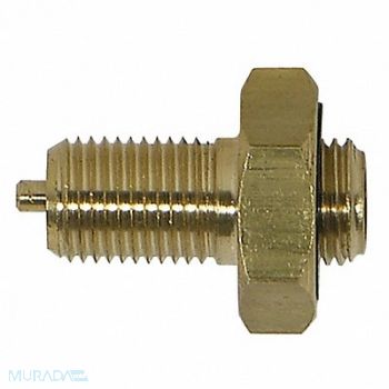 TRU-FLATE Male Lge Bore V Adptr 0.305-32 Brs PK5, 1MYZ9