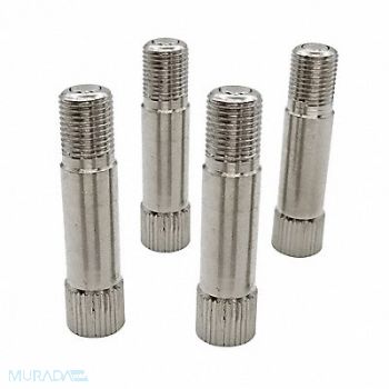 TRU-FLATE V Ext 1-1/4 In 1-1/4 In Tires PK4, 1MZA8