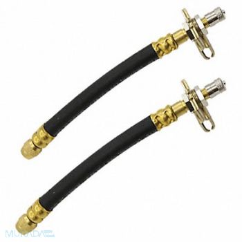 TRU-FLATE V Ext 7 In 7 In 0.305-32 Bk Rbr/Brs Pk10, 1MZC1