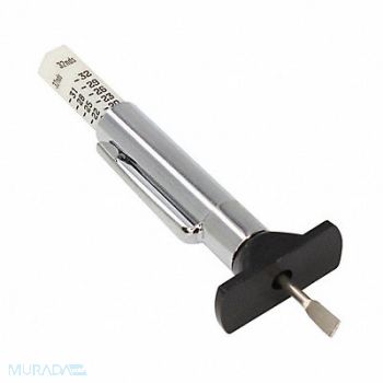 TRU-FLATE Tire Tread Depth Gauge Pocket Clip PK100, 1MZF8
