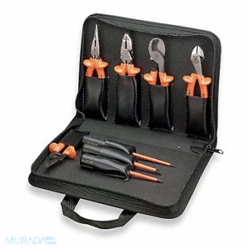 KLEIN TOOLS Insulated Tool Set 8 pc., 1N046