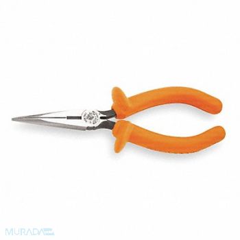 KLEIN TOOLS Needle Nose Plier 6-7/8 L Serrated, 1N084