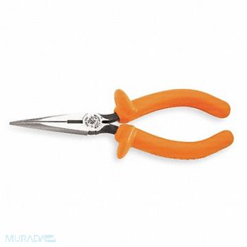 KLEIN TOOLS Needle Nose Plier 7-3/8 L Serrated, 1N085