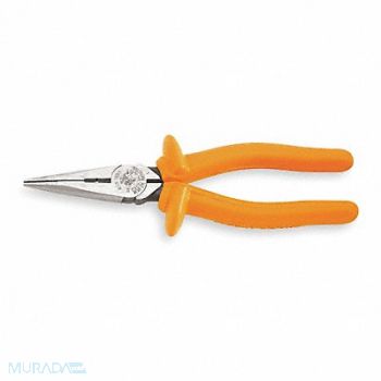 KLEIN TOOLS Needle Nose Plier 8-7/8 L Smooth, 1N087