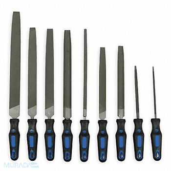 WESTWARD General Purpose File Set Ergonomic 9 PC, 1NFK8