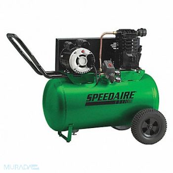 SPEEDAIRE Portable Air Compressor 20gal Horizontal, 1NNF7