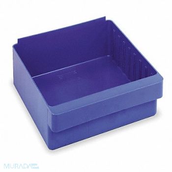 QUANTUM STORAGE SYSTEMS D5567 Drawer Bin Blue Polystyrene 4 5/8 in, 1NTT3