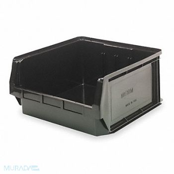 QUANTUM STORAGE SYSTEMS Shelf Bin Black Polypropylene 5 1/8 in, 1NTY9
