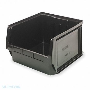 QUANTUM STORAGE SYSTEMS Shelf Bin Black Polypropylene 11 7/8 in, 1NTZ4