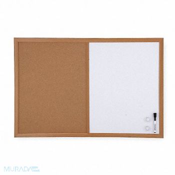 GRAINGER APPROVED Combination Bulletin Board 24H x 36W In, 1NUL9