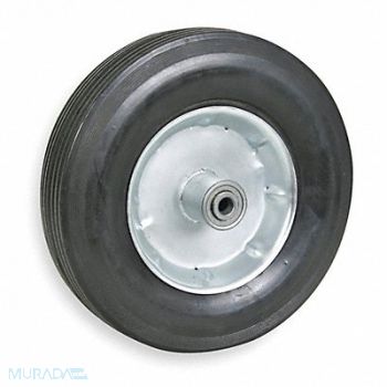 GRAINGER APPROVED Flat-Free Solid Rubber Wheel 12 300 lb., 1NWZ3