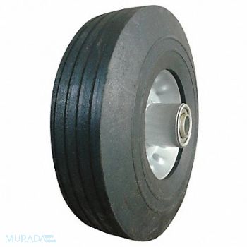 GRAINGER APPROVED Flat-Free Solid Rubber Wheel 8 400 lb., 1NWZ5