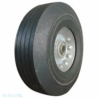 GRAINGER APPROVED Flat-Free Solid Rubber Wheel 8 400 lb., 1NWZ4