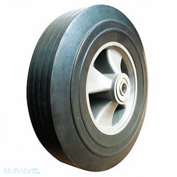 GRAINGER APPROVED Flat-Free Solid Rubber Wheel 450 lb., 1NWZ6