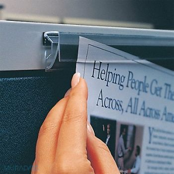 GHENT Display Rail 72 W 1-1/2 H Clear PK2, 48GD22