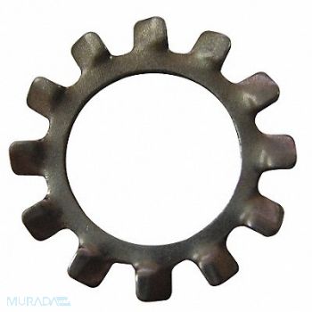 GRAINGER APPROVED Ext TthLk #4 StnlsStl 0.26x0.018in 100PK, 1NY46