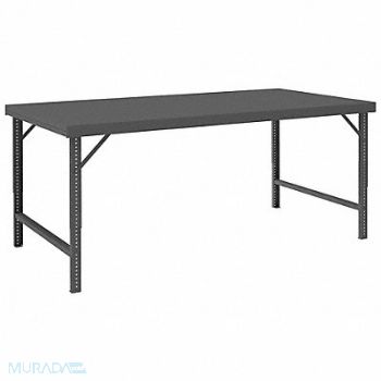 DURHAM MFG Adj. Work Table Steel 72 W 30 D, 1PB34