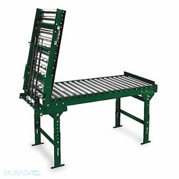 ASHLAND CONVEYOR Roller Conveyor 3 ft L 36 BF Steel, 1PDK2