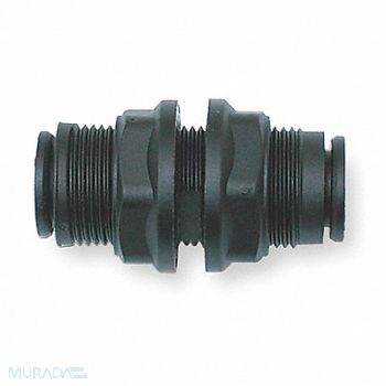 LEGRIS Bulkhead Union 3/8 O.D. 290 psi PK10, 1PFC7