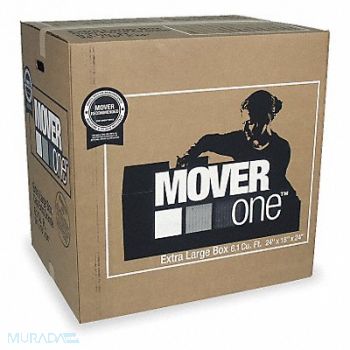 GRAINGER APPROVED Printed Moving Box 24x18x24 in, 1PJZ6