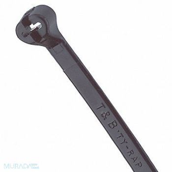 TY-RAP Cable Tie 7.31 in Black PK100, 1PLA7