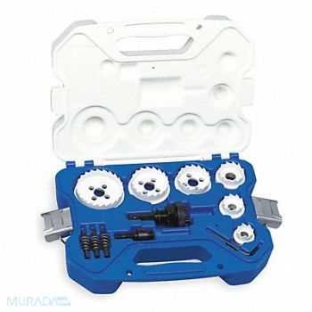 LENOX Hole Cutter Kit 7/8 to 2 1/2 In 15 Pc, 1PMG3