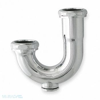 GRAINGER APPROVED J Bend With Clean Out Pipe Dia 1 1/4 In, 1PNK6