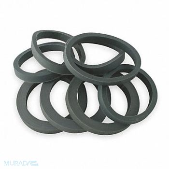 GRAINGER APPROVED Rubber Washer Assortment Rubber Gray PK8, 1PNW3