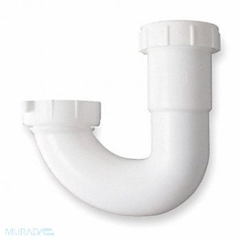 GRAINGER APPROVED J Bend Plastic Pipe 1 1/2 In, 1PNX1