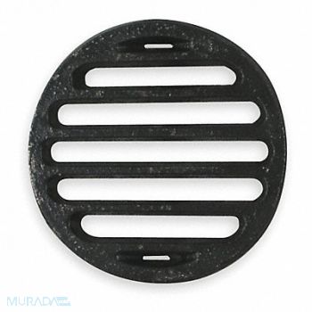 GRAINGER APPROVED Shower Drain Grid Pipe Dia 4 In CI, 1PPF1