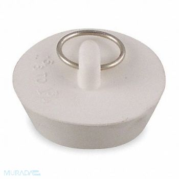 GRAINGER APPROVED DrainStopper Dia 1-5/8 to1-3/4 Wht PK5, 1PPH5