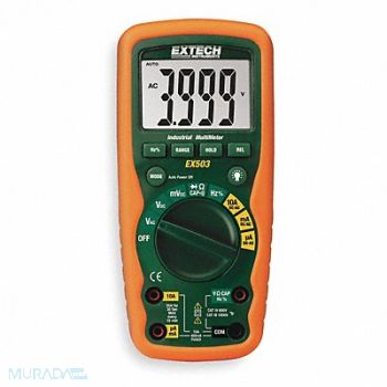 EXTECH Industrial Digital Multimeter 40 Mohms, 1PTL7