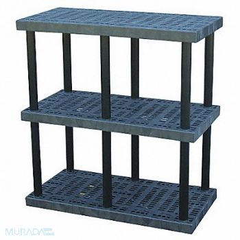 STRUCTURAL PLASTICS Plstc Shelf 24inx51inx48inShlfLdCp 340lb, 1PWY3