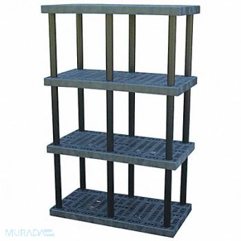 STRUCTURAL PLASTICS Plstc Shelf 24inx75inx48inShlfLdCp 340lb, 1PWY5