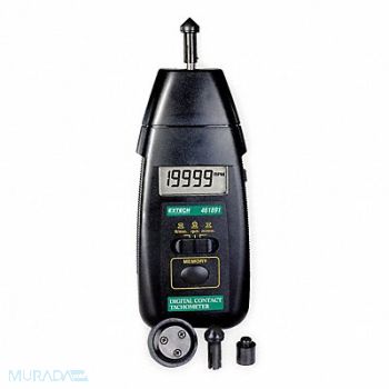 EXTECH Tachometer 0.5 to 20 000 rpm, 1PX59