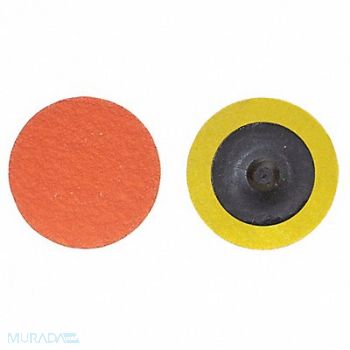 NORTON J0810 Quick-Change Disc 1 1/2 in Dia TR PK100, 1PYH1