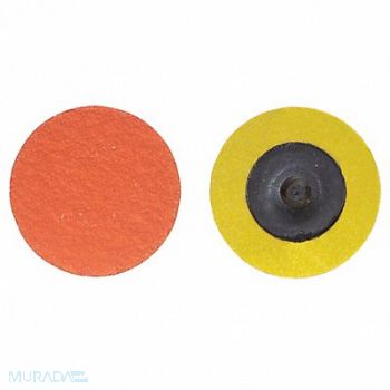 NORTON J0818 Quick-Change Sand Disc 2 in Dia TR PK25, 1PYH3