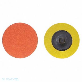 NORTON J0818 Quick-Change Sand Disc 2 in Dia TR PK25, 1PYH7