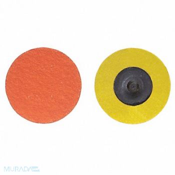 NORTON J0826 Quick-Change Sand Disc 3 in Dia TR PK25, 1PYJ2