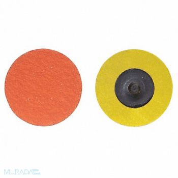 NORTON J0826 Quick-Change Sand Disc 3 in Dia TR PK25, 1PYJ8