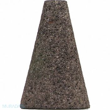 NORTON Grinding Cone w/Sq Tip 2 Dia 3 L 24GR AO, 1PYL8