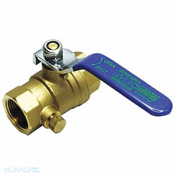 GRAINGER APPROVED Brass Ball Valve Inline FNPT 1 in, 1PYP2