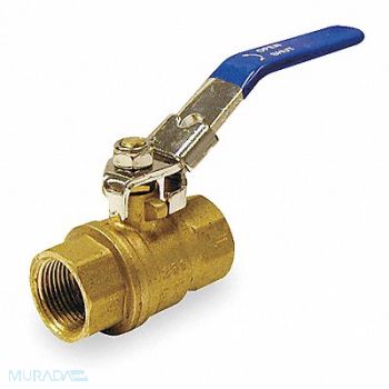 GRAINGER APPROVED Brass Ball Valve Inline FNPT 2 in, 1PYZ5