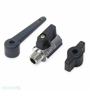 GRAINGER APPROVED Brass Ball Valve FNPT x MNPT 1/2 in, 1PZB5