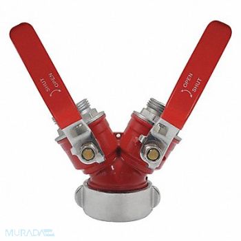 GRAINGER APPROVED Fire Hose Ball Valve 6 5/16 L Brass, 1PZC7