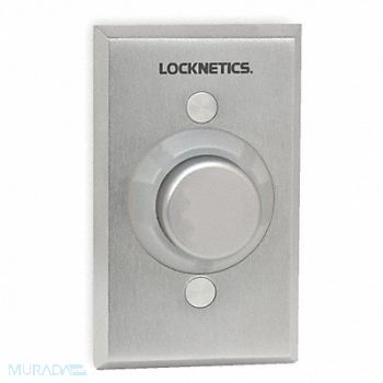 SCHLAGE ELECTRONICS Extreme Duty Push Button Aluminum, 1RAE1