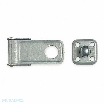 GRAINGER APPROVED Latching Post Safety Hasp Steel 6 in L, 1RBH1